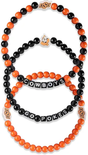 Miniatura 27 de FOCO NCAA unisex-adulto Paquete de 3 Pulseras de la Amistad con Cuentas con Logotipo de Equipo Universitario de la NCAA Oficialmente Licenciadas