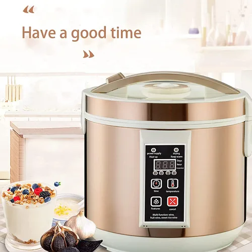 Miniatura 2 de Delicioso fermentador de ajo negro, máquina de yogur comercial de alta capacidad para el hogar, máquina de ajo negro multifunción