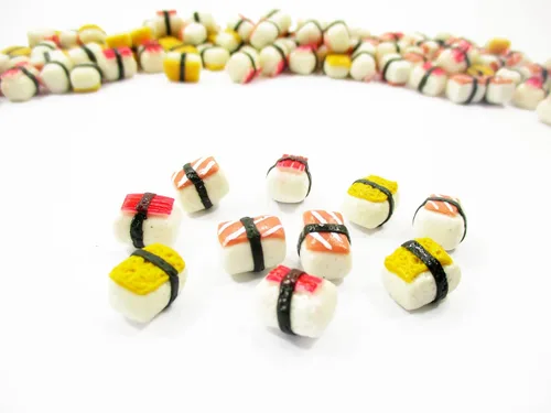 Miniatura 3 de Casa de muñecas Comida 10 Japonés Sushi Nigiri Miniature Food 14991