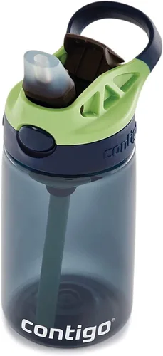 Miniatura 15 de Contigo Botella de agua con pajita para niños con tapa AUTOSPOUT de 20 onzas, arándano Azul (Arándano)