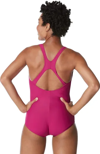 Miniatura 4 de Speedo Traje de baño de una pieza Powerflex Ultraback sólido para mujer