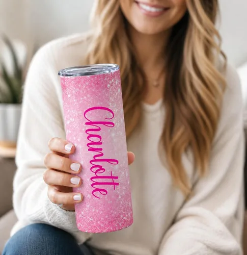 Miniatura 3 de Vaso personalizado con tapa y pajilla, vasos personalizados de acero inoxidable de 20 onzas, regalos personalizados, vaso aislado de doble pared