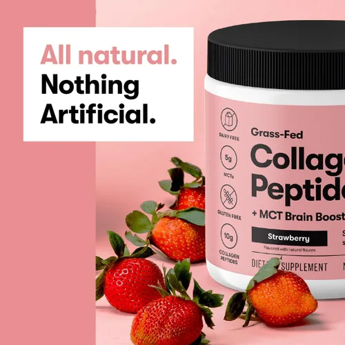 Miniatura 4 de Perfect Keto - Polvo de proteína de péptidos de colágeno con aceite MCT, colágeno hidrolizado, suplemento de tipo I y III, sin gluten, alimentado