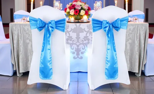 Miniatura 103 de mds - Lote de 10 lazos de satén para sillas de boda y eventos, para decoración de fiestas, 30 colores, Satin, 10 Verde oliva