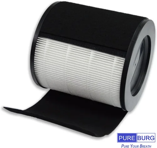Miniatura 3 de PUREBURG Juego de filtros de repuesto compatibles con purificadores de aire TaoTronics TT-AP008 y Gukify AP008, prefiltro de carbón activado HEPA