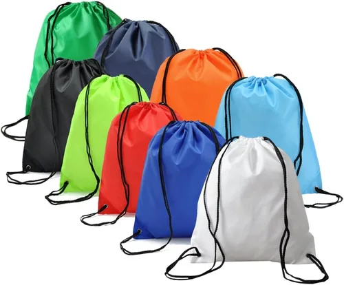 Miniatura 8 de Mochila deportiva plegable con cordón para uso en el hogar del almacenamiento del viaje