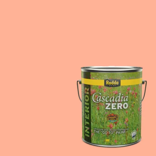 Miniatura 136 de Rodda Paint CASCADIA ZERO - Pintura plana e imprimación para interiores en uno, cuarto de galón, crema de ballet