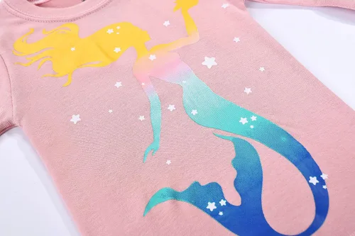 Miniatura 3 de Joyond Pijamas para niñas y niños pequeños, ropa de dormir de algodón