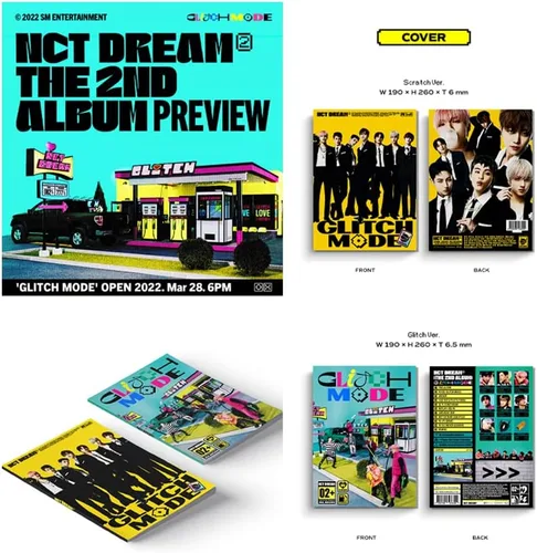 Miniatura 2 de NCT Dream - Modo Glitch la segunda versión del álbum Photobook (Conjunto (A+B) ver)