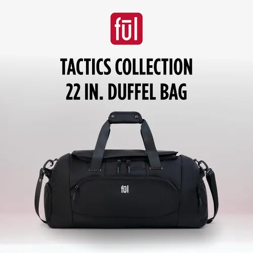 Miniatura 2 de FUL Tactics 22 Inch Duffel Bag, Siege Small Travel Carry on Luggage with Handles and Shoulder Strap