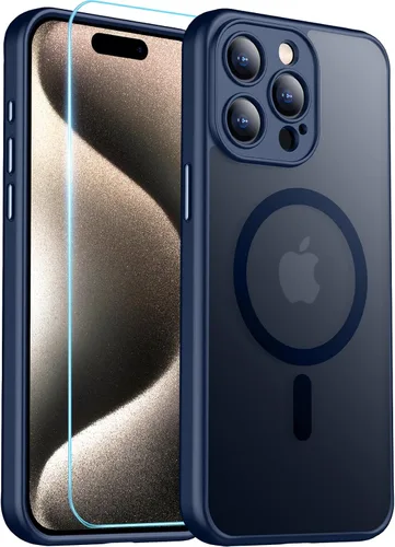 Miniatura 22 de Red2Fire Funda magnética para iPhone 13 Pro Max, protección completa mejorada de la cámara, compatible con MagSafe, funda protectora translúcida