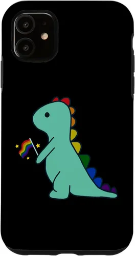 Miniatura 8 de Funda para iPhone 12/12 Pro LGBTQ Allysaurus Dinosaur Rainbow Flag Ally Gay Pride Month