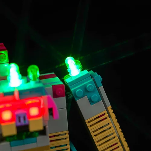 Miniatura 6 de VONADO Kit de luces LED para Lego Minecraft The Devourer Showdown 21257 (solo luces, sin modelos) Juego de iluminación creativa accesorios