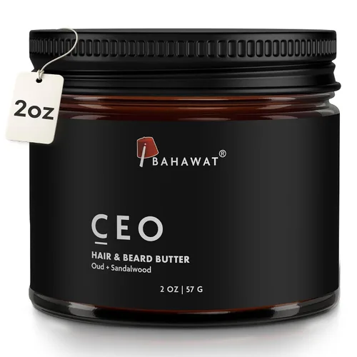 Miniatura 16 de BAHAWAT Acondicionador sin enjuague para hombres - Tabaco y Oud - Fortalece y suaviza mientras alivia la picazón - Fabricado en Estados Unidos
