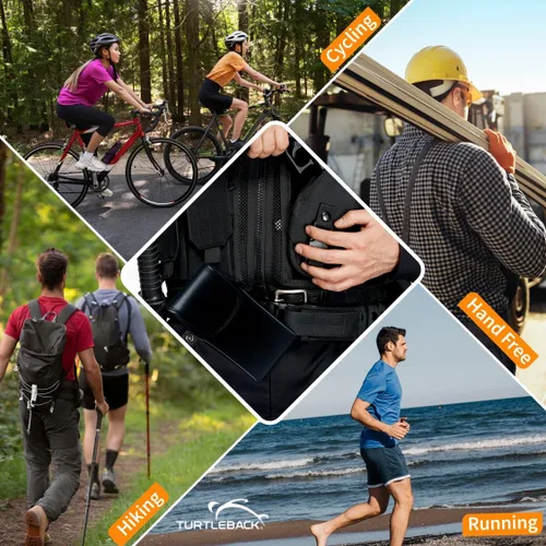 Miniatura 9 de Turtleback Funda de cuero de alta calidad para Samsung Galaxy S25-S20 – Soporte de cinturón de teléfono negro para viajes a prueba de golpes, fundas