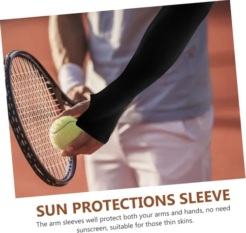 Miniatura 3 de ORFOFE 3 pares de protección UV manguito brazo protector codo manga hombres mujeres deportes sol manga acolchada hielo codo protector