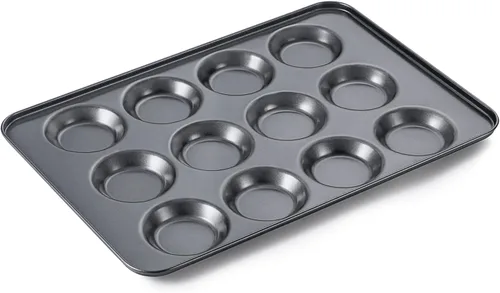 Miniatura 9 de HONGBAKE Mini molde para magdalenas de 48 tazas, molde pequeño para magdalenas, molde antiadherente prémium para hornear tarta de queso, apto