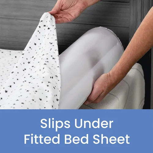 Miniatura 5 de Delta Children Rieles inflables para cama para niños pequeños y niños con bomba de pie (paquete de 2) - Barandillas portátiles a prueba de fugas