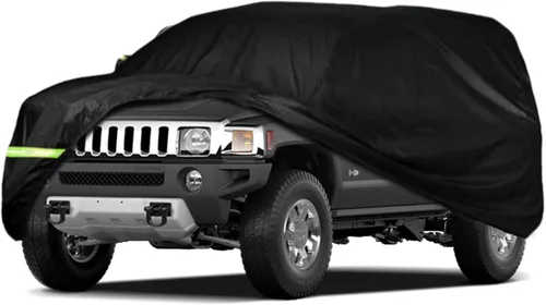 Miniatura 10 de Funda para coche compatible con Mercedes Benz ML/GLE Class 230 250 280 300 320 350 de 2006-2025, de 6 capas, 210T, resistente al viento, impermeable