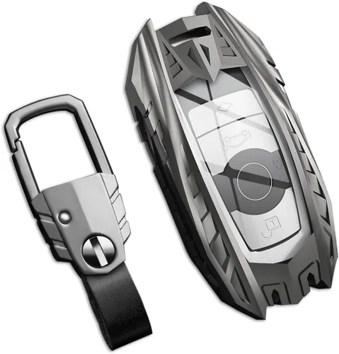 Miniatura 16 de Funda para llavero Nissan con llavero, elegante y duradera funda de protección de aleación de zinc compatible con Altima Maxima Rogue Armada