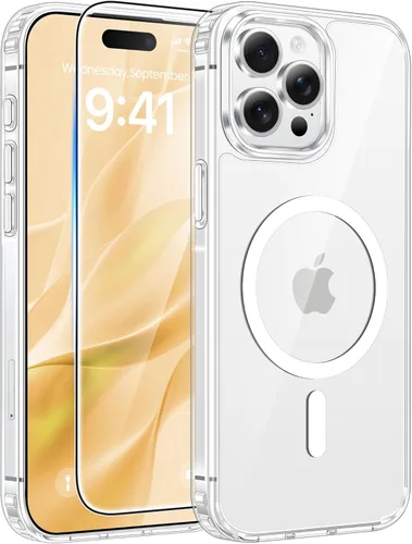 Miniatura 86 de FNTCASE Funda para iPhone 13 Pro: Fundas magnéticas translúcidas mate delgadas con protector de pantalla de vidrio templado