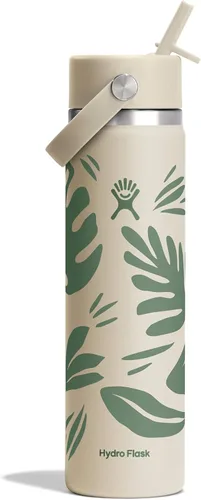 Miniatura 38 de Hydro Flask Botella de agua – Acero inoxidable aislado – Tapa flexible con popote de boca ancha, antiderrames, a prueba de fugas y recargable en 32