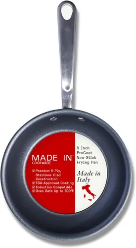 Miniatura 12 de Made In Cookware - Juego de sartenes antiadherentes ProCoat de 3 piezas (incluye 8", 10", 12") - Acero inoxidable revestido de 5 capas - Utensilios