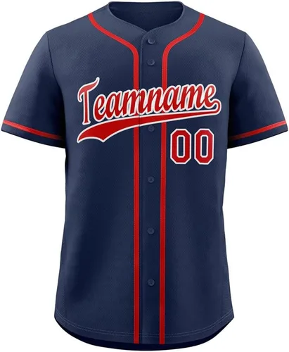 Miniatura 17 de Camisetas de béisbol personalizadas para hombres, mujeres, niños, camisetas con botones, personalizadas, número de nombre impreso o cosido