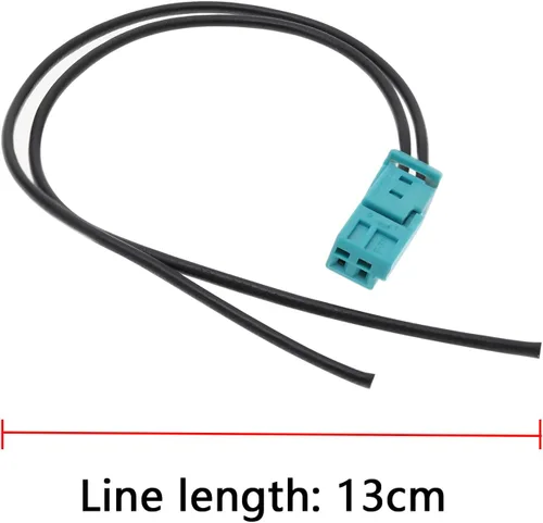 Miniatura 4 de Cable de reparación hembra de 2 pines 61132360043 61136925634 compatible con BMW 2 Pin Cable Set Conector Accesorios de coche