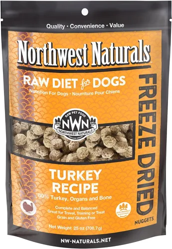 Miniatura 11 de Northwest Naturals Alimento liofilizado para perros de pescado blanco y salmón - Nuggets de tamaño bocado - Sin granos, alta en proteínas, dieta