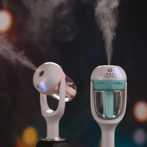 Miniatura 4 de Humidificador de purificador de aire de coche y aromaterapia Mini cargador de coche Puerto portátil humidificador de niebla fría con aroma difusor
