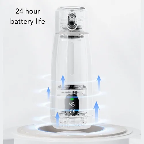 Miniatura 6 de Hervidor eléctrico de viaje, 11.8 fl oz de acero inoxidable 316, calentador de agua portátil, calentador de agua portátil de 5200 mAh IPX6, pequeña