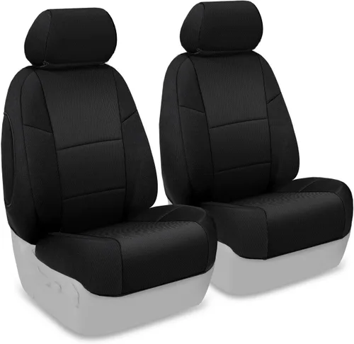 Miniatura 10 de Coverking Custom Fit Funda para asiento Select Chrysler 200 modelos – spacermesh, Negro/Gris Topo (Black/Taupe Insert)