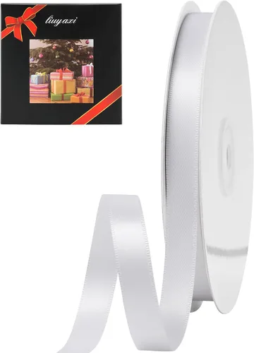 Miniatura 51 de LIUYAXI Cinta negra de doble cara, 1-1/2 pulgadas x 50 yardas, uso para envoltura de regalos, ramos de flores, fabricación de lazos, decoración