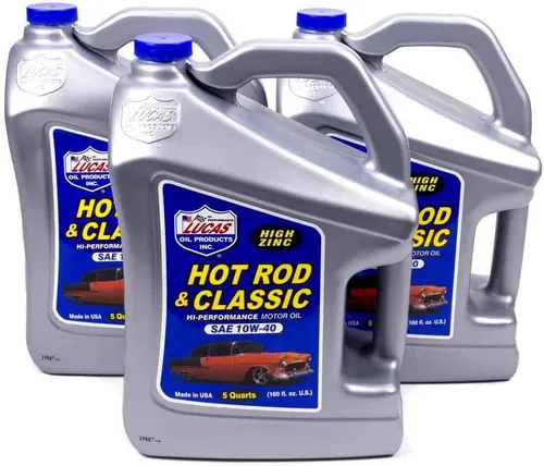 Miniatura 4 de Lucas Oil 10679 - Aceite de motor SAE 10W-30 para Hot Rod y autos clásicos - 5 cuartos de galón (paquete de 3)