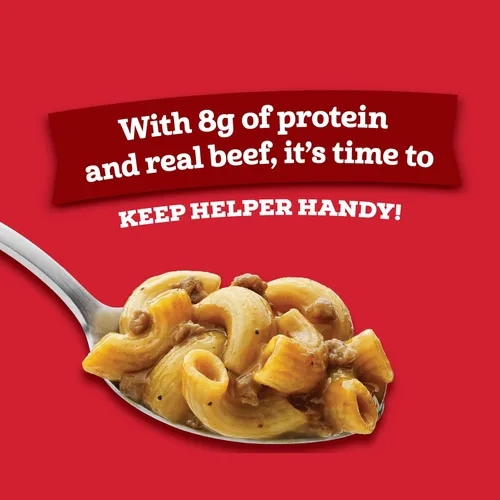 Miniatura 4 de Hamburger Helper Vaso para microondas de pasta de res (2 onzas – 6 unidades) sin sabores artificiales, listo en 4 minutos, comidas rápidas
