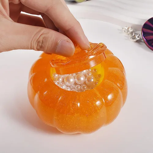 Miniatura 3 de SiliconeMoldsPro - Moldes de silicona para decoración de Halloween, juego de portavelas y caramelos - Caja de moldes de resina epoxi de 3 piezas