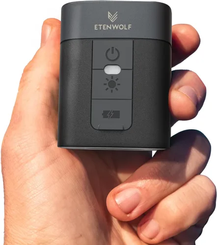 ETENWOLF AIR 3 Bomba de aire para inflables con batería de 2600 mAh y luz de campamento, bomba de aire eléctrica ultrarrápida y mini, desinfla para