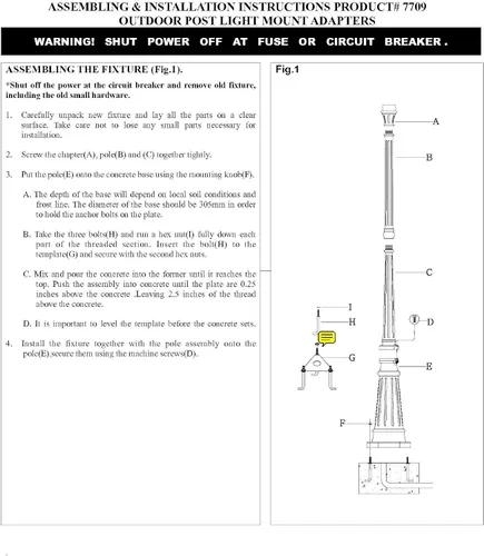 Miniatura 2 de Livex Lighting 7709-07 Poste de aluminio fundido al aire libre, bronce