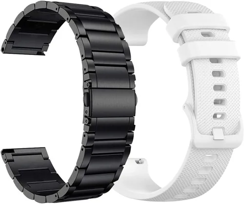 Miniatura 11 de Correas de reloj de 0.866 pulgadas compatibles con Fossil Gen 6, 5E, 5LTE, 5 Carlyle Garrett, Julianna para mujer, Explorist HR Gen 4, repuesto
