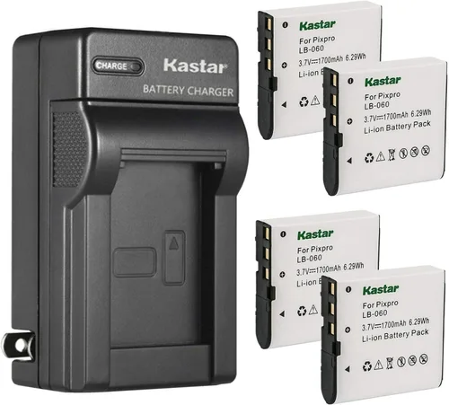 Miniatura 7 de Kastar Reemplazo del cargador de batería de pared CA para batería Kodak LB-060 LB060, Kodak AZ251, AZ361, AZ362, AZ365, AZ421, AZ422, AZ425, AZ425