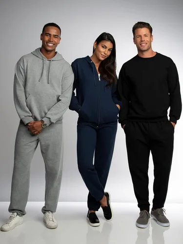 Miniatura 3 de Fruit of the Loom Eversoft Fleece Joggers with Pockets, Relaxed Fit, Moisture Wicking, Breathable, Tapered Sweatpants