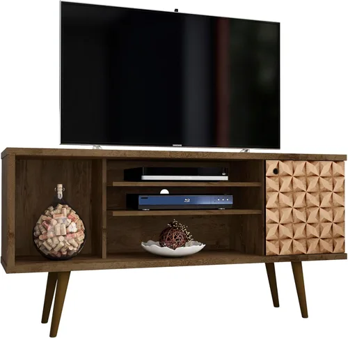 Miniatura 15 de Manhattan Comfort Liberty Soporte de TV Moderno de Mediados de Siglo para Televisores de hasta 46 Pulgadas, Centro de Entretenimiento