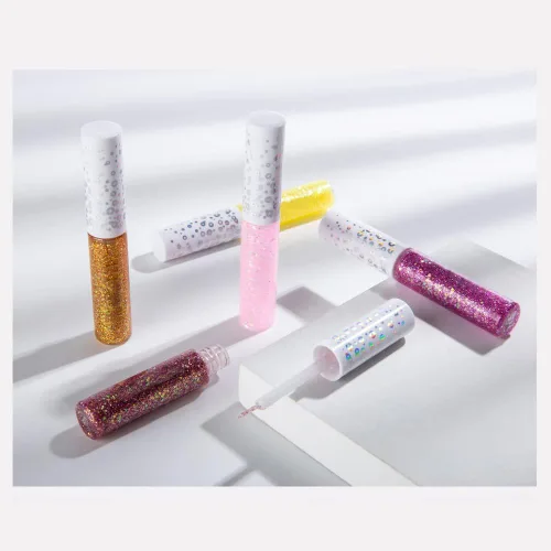 Miniatura 9 de Sombra de ojos y delineador de ojos con purpurina líquida, aspecto de ojos con purpurina metálica, impermeable, de larga duración y de secado #02