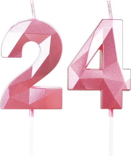 Miniatura 102 de Velas de cumpleaños número 15, velas número 15, velas de feliz cumpleaños de oro rosa para pastel, decoraciones de cobertura de pastel de diseño 3D