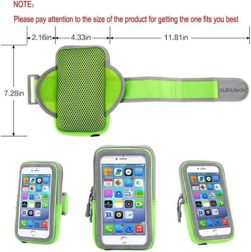 Miniatura 2 de LENPOW - Brazalete multifuncional para deportes al aire libre, a prueba de sudor, bolsa de brazo casual, bolsa de gimnasio, fitness, teléfono