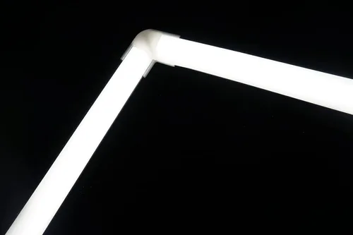 Miniatura 9 de THMOOTHER Paquete de 20 tiras LED en forma de V de 3.3 pies, sistema de difusor de canal de aluminio, cubierta lechosa extruida con conector