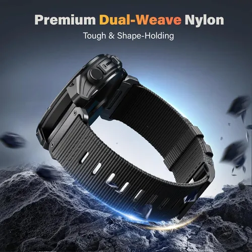 Miniatura 6 de Compatible con Garmin Fenix 6 Correa de reloj para Fenix 8 47mm/8 Pro 47mm/Fenix 7/Fenix 6 Pro/5/5 plus, 22 mm Quickfit Nylon Sport Correa de reloj