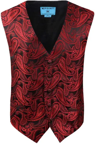Miniatura 7 de Epoint EGC1B01-03 Multi Mens Paisley chaleco tejido microfibra, tallas S-5XL