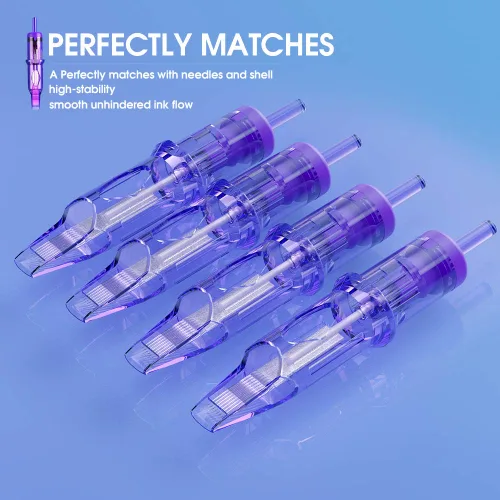 Miniatura 3 de Cartuchos de tatuaje Mast Pro 20pcs agujas desechables Bugpin 0.25MM Round Liner 0803 Round Liner